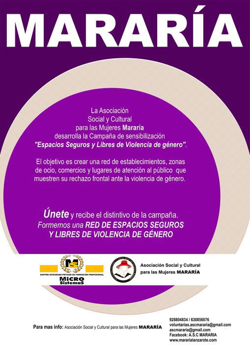 MICROSISTEMAS se suma a la campaña de Mararía para fomentar los «Espacios seguros y libres de violencia de género»