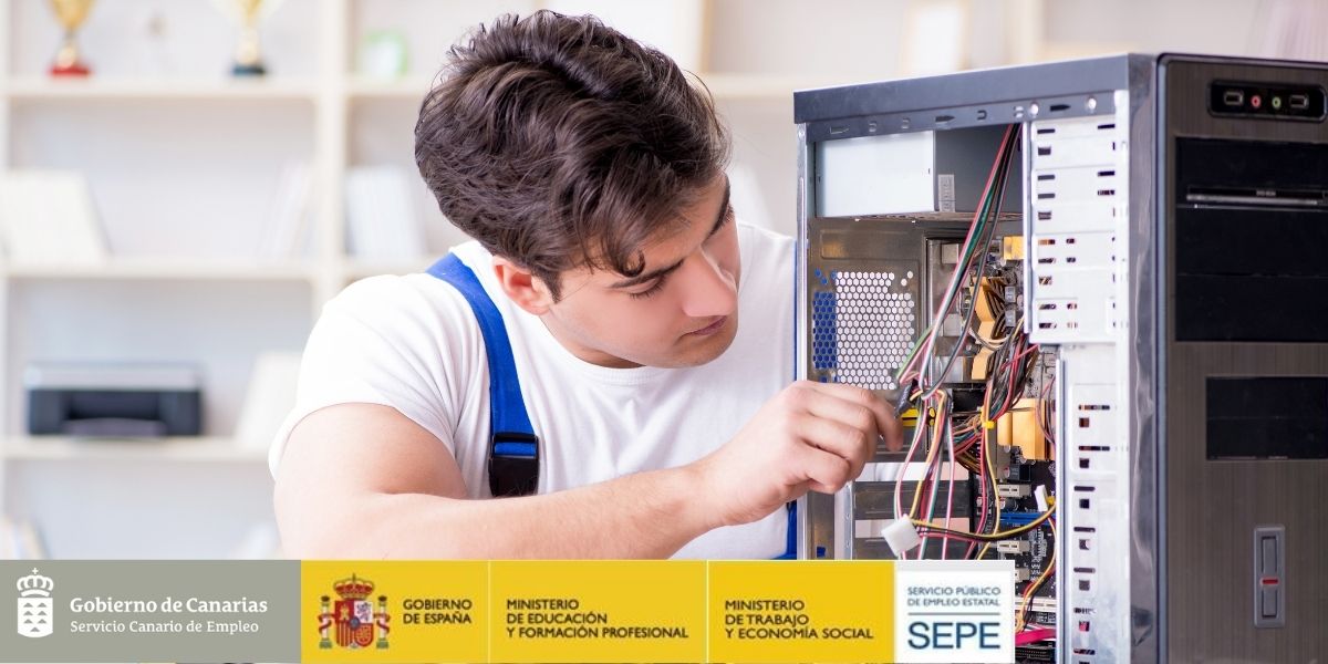 Curso Gratis de MANTENIMIENTO DE EQUIPOS INFORMÁTICOS  en Lanzarote